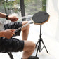 20cm Rubber Practice Drum Pad with Drum Stand