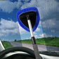 Car Windshield Cleaning Tool with Extendable Handle 4 Reusable Microfiber Pads