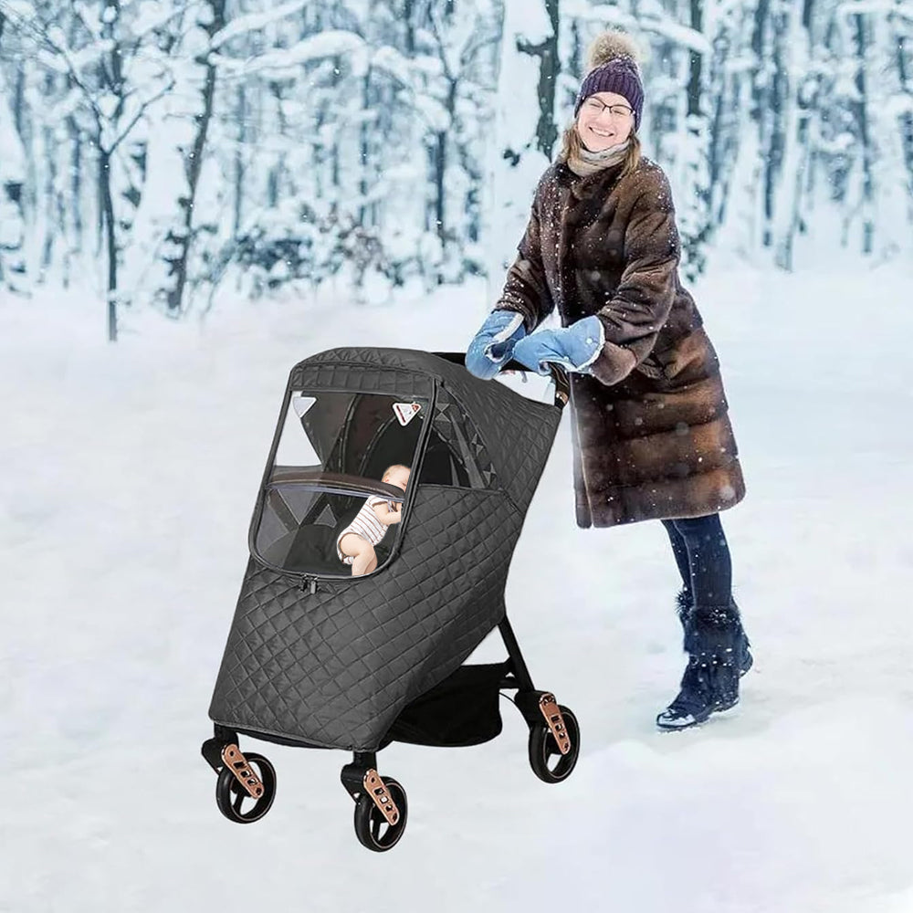 Universal Winter Stroller Cover Windproof Thicken Rain Cover Warm Cover