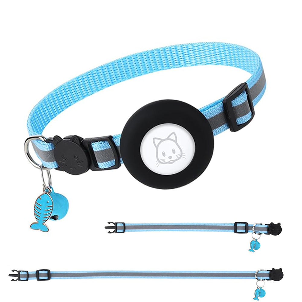 For Tracking Pet Collar Case Compatible with Apple Airtag Adjustable Cat Dog Collar