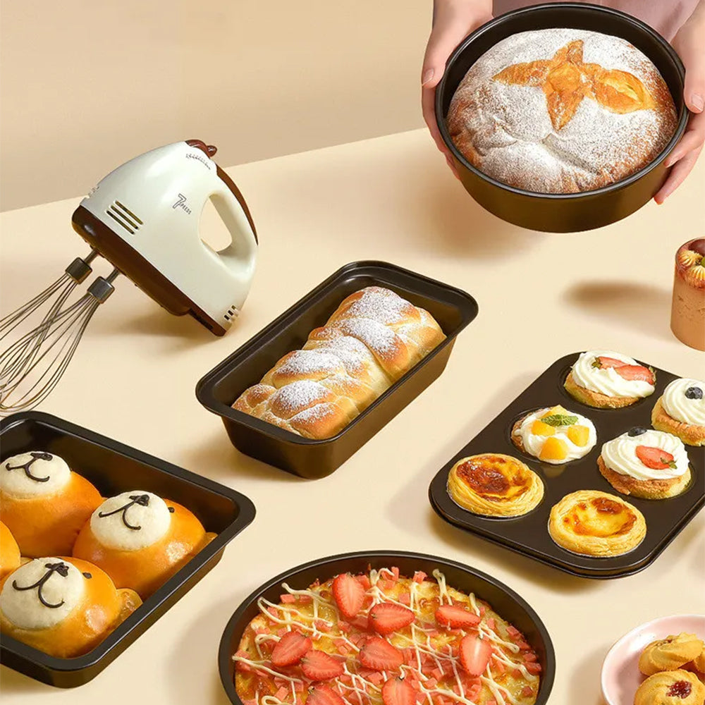 5Pcs Bakeware  Nonstick Oven Pan Set
