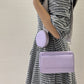 2Pcs PU Leather Wide Strap Crossbody Bag with Coin Pouch for Women