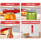 Magnetic Wall Mounted Multifunctional Adjustable Bottle Lid Opener