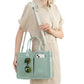 Tote Bag for Women With Compartments Canvas Crossbody Bags for Laptop Book