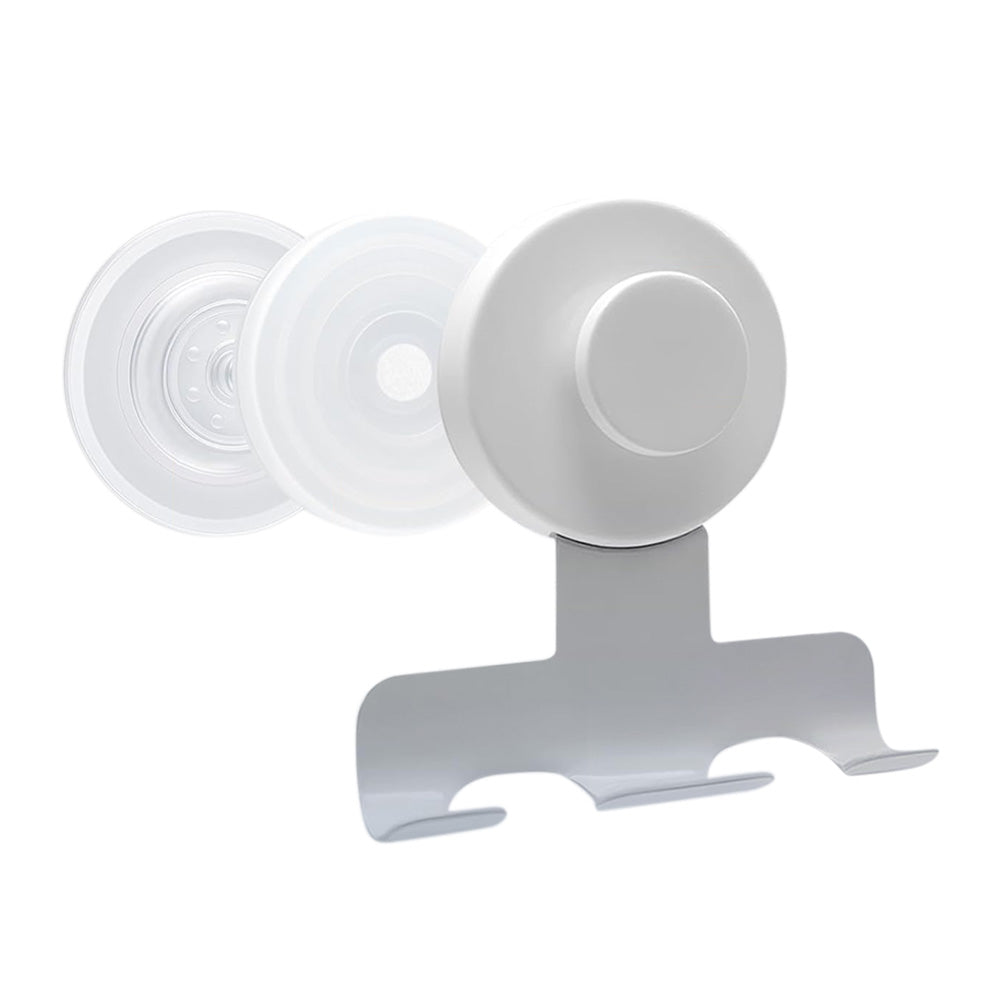 Stainless Steel Suction Cup Razor Holder Wall Mounted Bathroom Shaver Hook