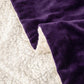Reversible Plush Faux Mink Sherpa Lambswool Blanket