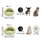 Plush Cushioned Hooded Winter Pet Bed