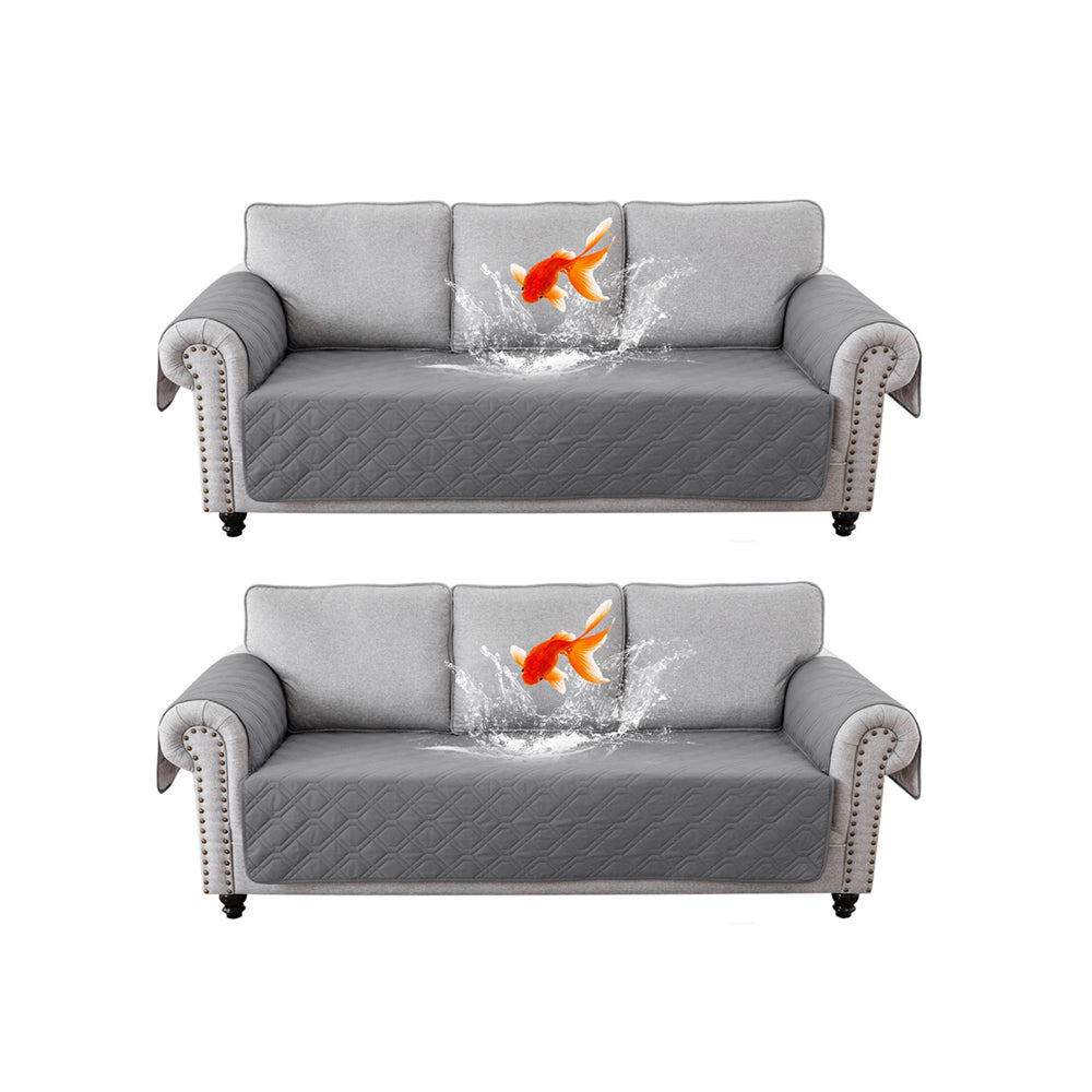 2Pcs Water Resistant Non-Slip Split Recliner Couch Cover Sofa Chair Slipcovers