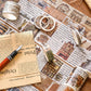 18 Rolls Vintage Washi Tape Set Writable Tapes for Scrapbooking Junk Journal supplies