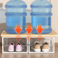2 Pcs Clear Stackable Shoe Boxes Plastic Sneaker Containers for Closet Under Bed