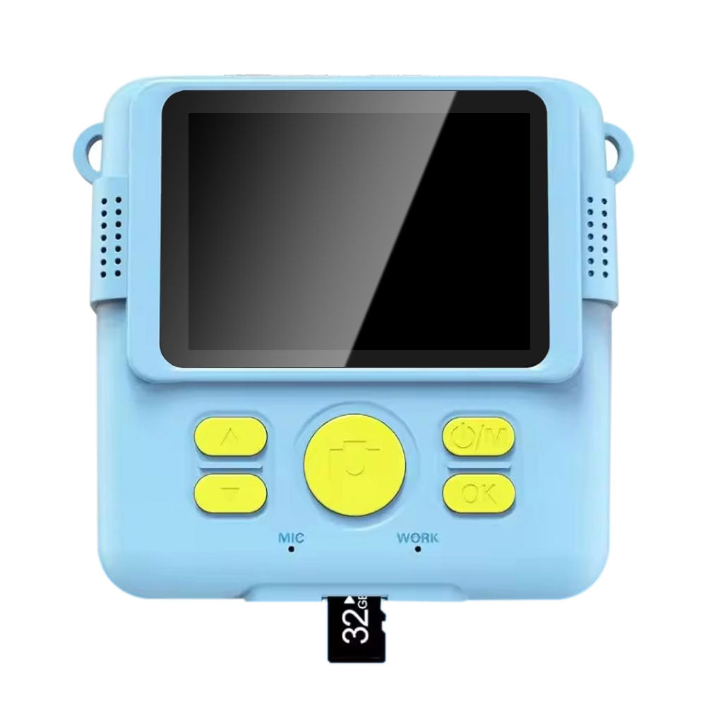 Instant Print Camera Zero Ink Print Photo Camera with 32G TF Card