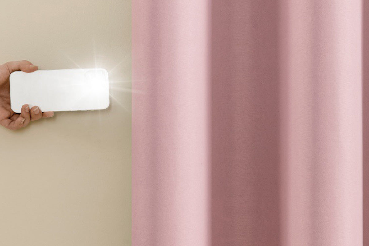 100 Percent Blackout Curtain Panel with Black Liner Heat & Light Blocking Drapes
