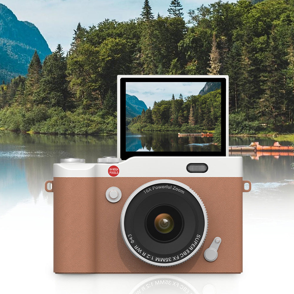 4K Digital Camera for Photography Autofocus Vlogging Camera 64MP