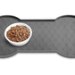 Dog Food Mats for Floors Waterproof Silicone Dog Bowl Mat with Raised Edge