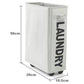 39 x18.5x58CM Foldable Laundry Washing Clothes Storage Bag With Universal Wheels