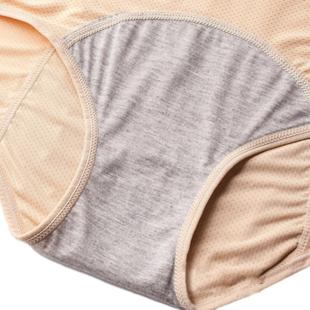 3Pcs Women Menstrual Period Underpants Nylon Panties Leakproof Briefs