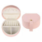 PU Leather Mini Travel Jewelry Storage Box for Earring Necklace