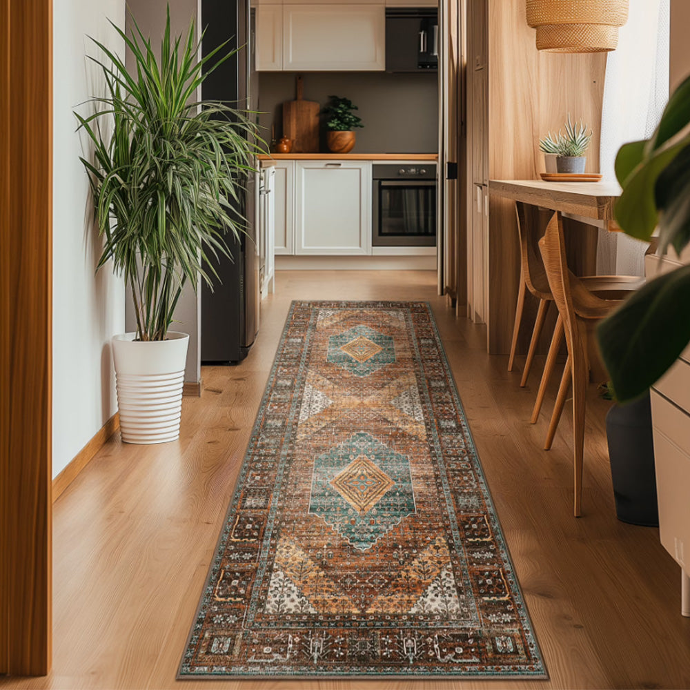 Long Washable Hallway Runner Rug Kitchen Entrance Floor Mat