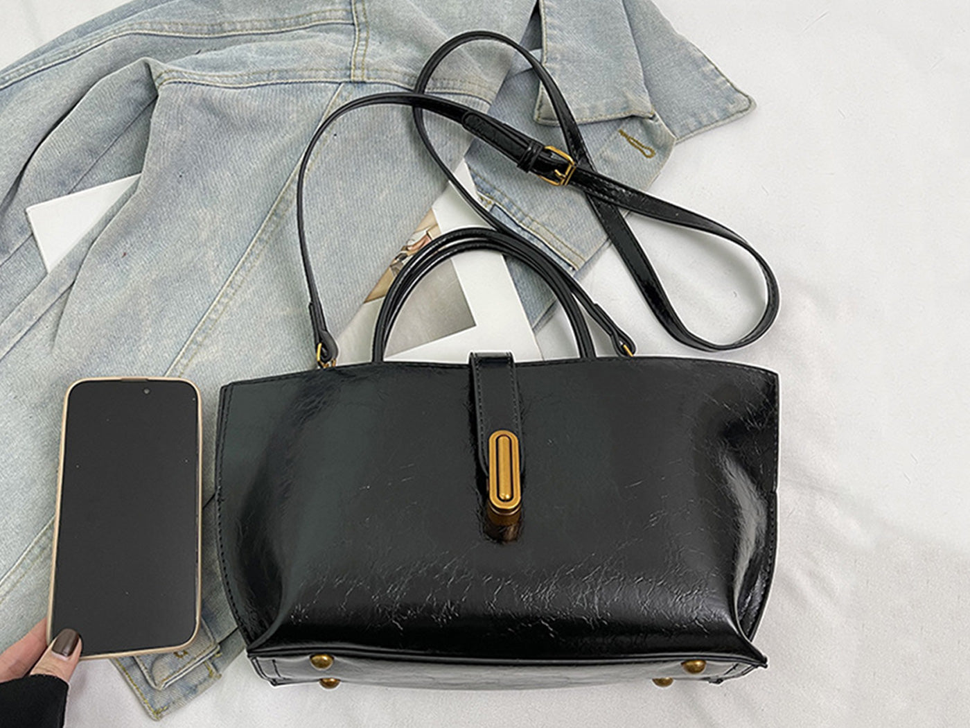 Christmas Gift Women's Elegant Handbag Crossbody Bag Casual Trendy Daily Commuting Bag