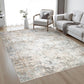 Nordic Crystal Velvet Rug Soft Non Slip for Bedroom Living Room Bedside Floor-Grey