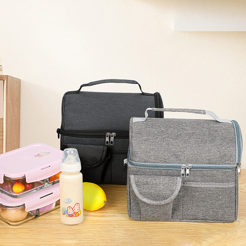 Insulated Lunch Bag Cooler Tote Bag with Shoulder Strap