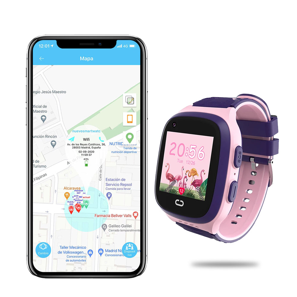 4G Kids Smart Watch with Tracker Video Calls