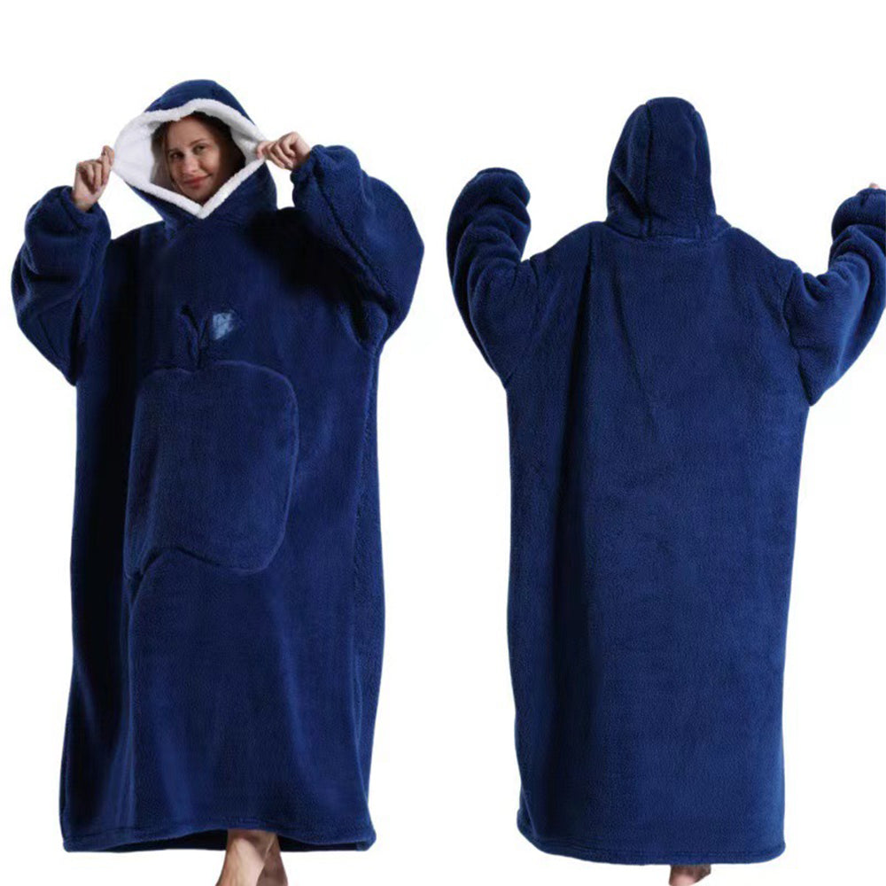 Unisex Hoodie Blanket Hooded Oversized Wearable Throw Blanket
