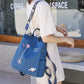 Women's Floral Embroidered Anti Theft Backpack