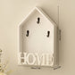 Vintage Key Holder Wall Mount with 3 Metal Hooks Key Rack for Entryway Living Room
