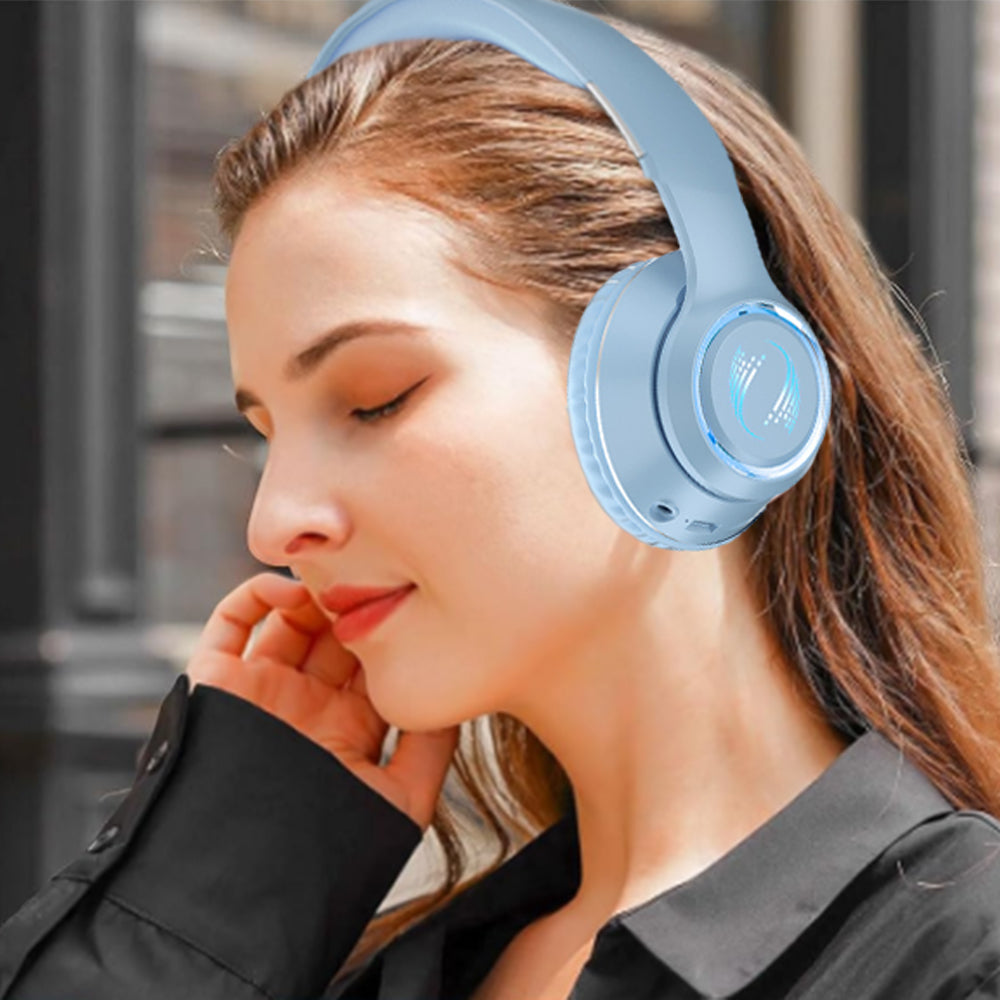 2Pcs Wireless Bluetooth Over-Ear Headphone with Noise Cancelling