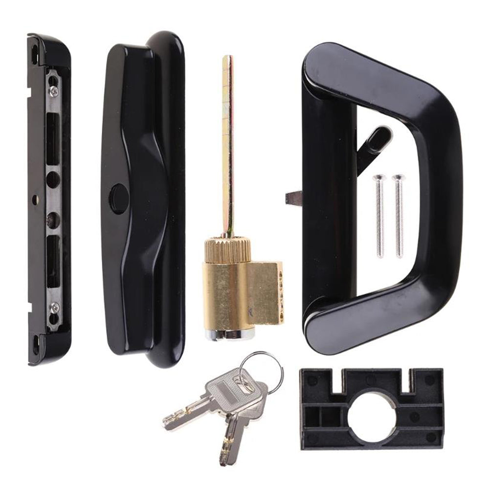 Sliding Door Lock Handle Security Door Locks Set with Keys
