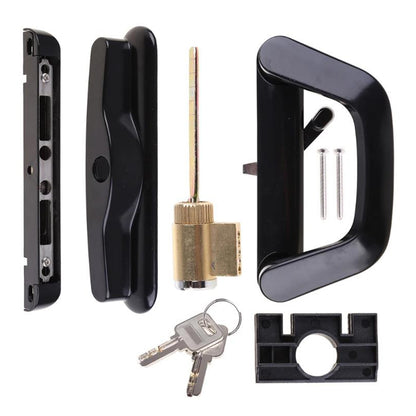 Sliding Door Lock Handle Security Door Locks Set with Keys