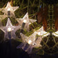 Outdoor Solar String Flower Lights Fairy Lights for Garden and Christmas Decoration