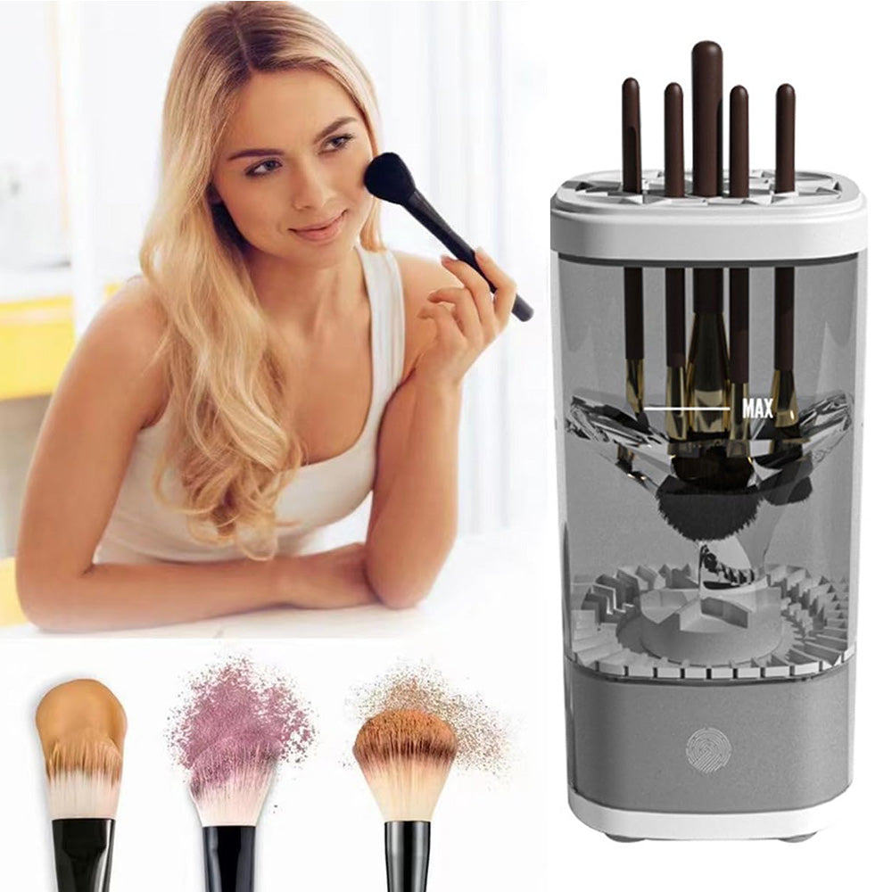 Electric Makeup Brush Cleaner and Dryer Machine Automatic Brush Fast Cleaning Tool