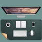 Large Water-Resistant Mouse Pad Leather Desk Pad Protector Non-Slip Desk Mat