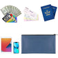 PU Leather Zipper Security Cash Bag