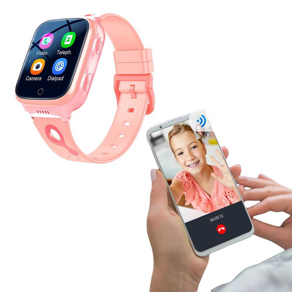 4G Smart Watch SOS Video Call Tracker Compatible with Android iOS