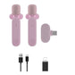 2.4G Wireless Lavalier Microphone Mic For Android iPhone iPad