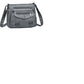 Retro Multi Pockets Crossbody Bag PU Leather Crossbody Shoulder Bag for Women