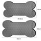 Dog Food Mats for Floors Waterproof Silicone Dog Bowl Mat with Raised Edge