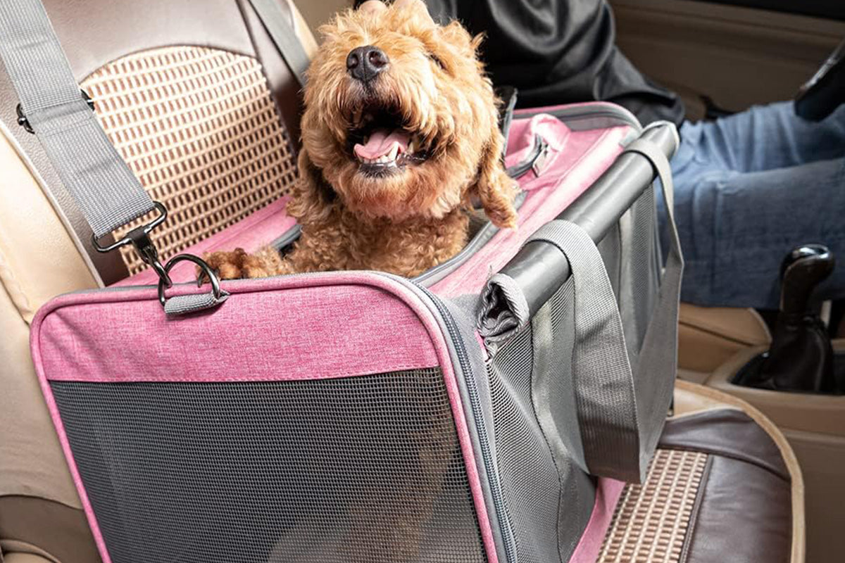Pet Carrier for Large Cats Washable Dog Carrier Privacy Protection for Travel