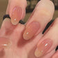 5 Set Semi Cured Gel Nail Wraps Gradient Jelly Nail Wraps UV Curable Self-Adhesive Nail Stickers DIY Nail Art