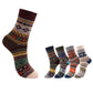 5 Pack Winter Warm Knit Socks Thick Soft Multicolor Free Size for Men and Women