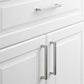 2X 12mm Square Stainless Steel Kitchen Cabinet and Door Handle