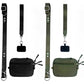 2-in-1 Phone Crossbody Strap Clear Window Card Wallet Pouch Travel Adjustable Shoulder Strap Bag
