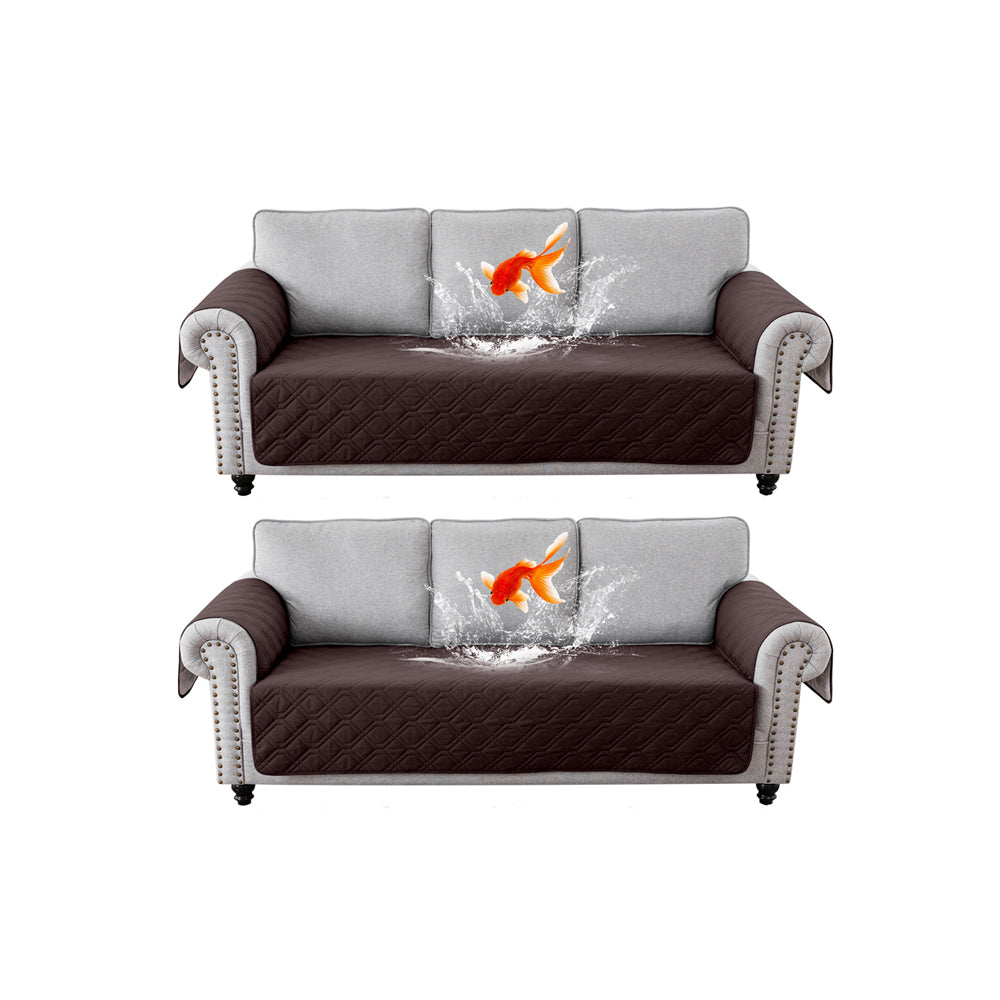 2Pcs Water Resistant Non-Slip Split Recliner Couch Cover Sofa Chair Slipcovers