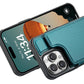Wallet Case for iPhone 16 Pro Max iPhone16Pro Max 16Pro with Card Holder and RFID Blocking-Green