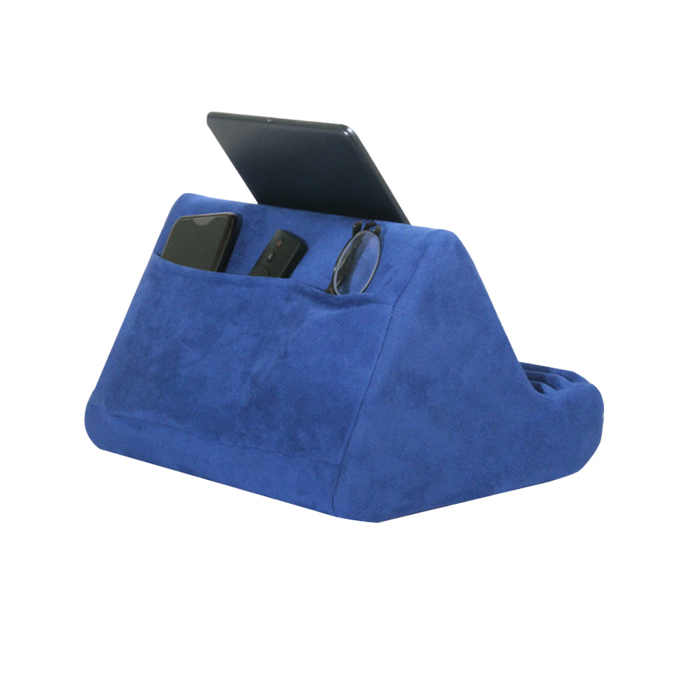 Multi-Angle Tablet Holder Compatible with iPads Lazy Holder Stand for Bed and Desk with 2 Pockets