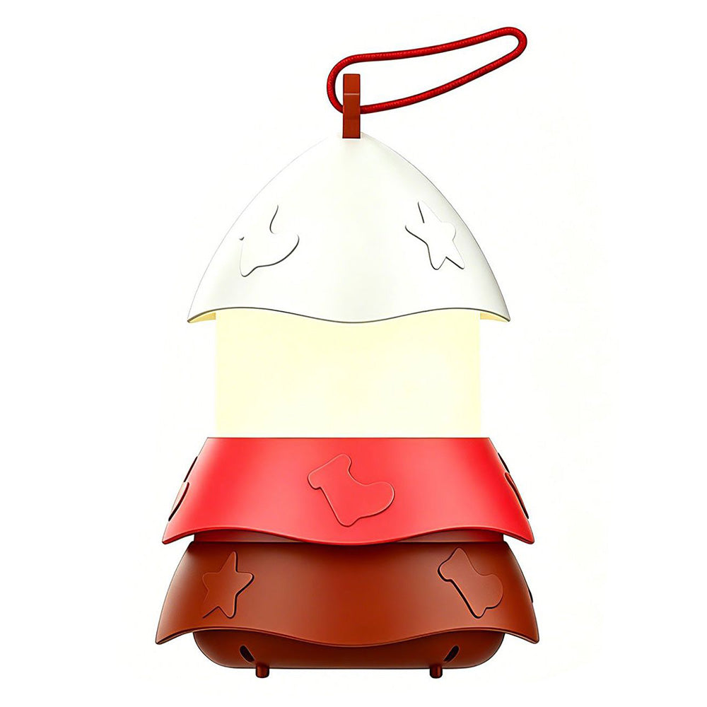 Foldable Rechargeable Christmas Music Night Light with Hanging Strap