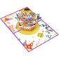 3D Pop Up Happy Birthday Card with Envelope